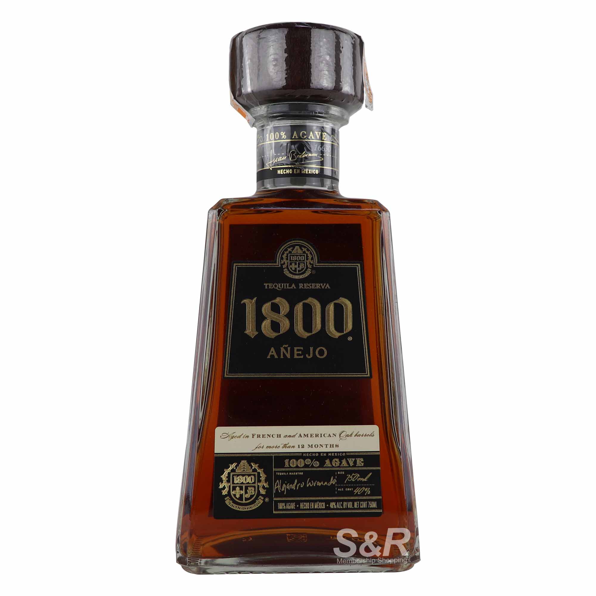 1800 Añejo Tequila 750mL 1800 Añejo Tequila 750mL